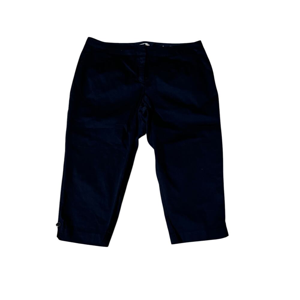 Cato Navy Capri Pull On comfortable Sportswear Capri Pants Women's Size 20W EUC